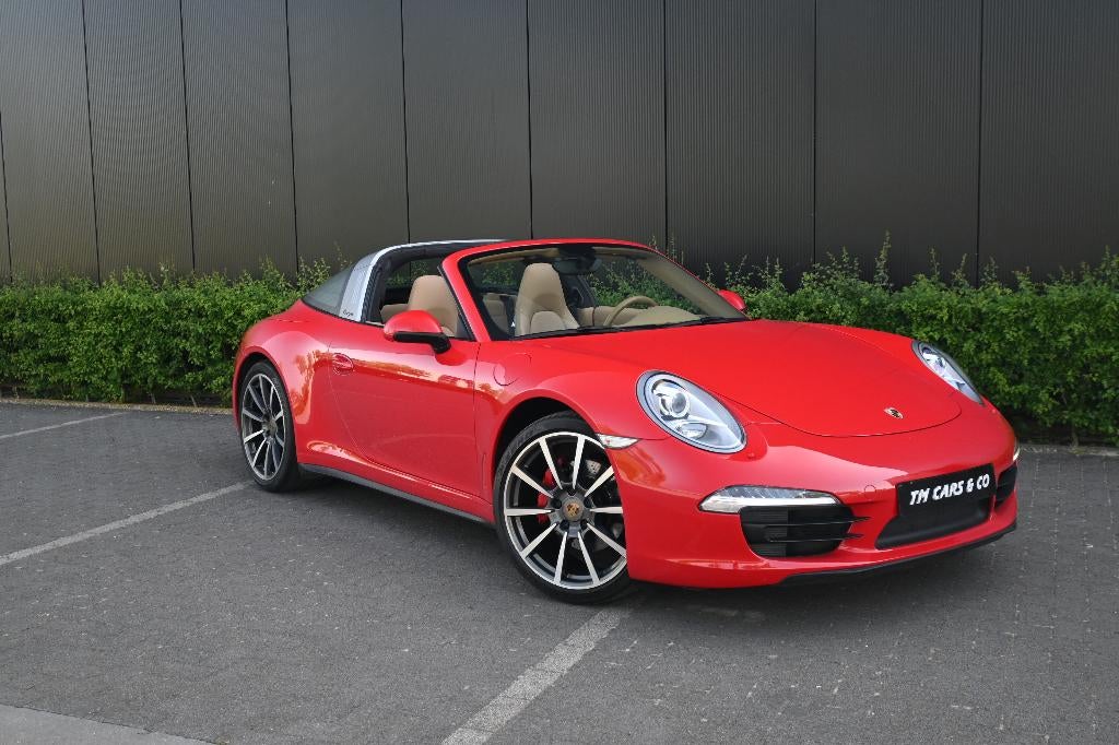 Porsche 911 991 Targa 4 / 63dkm / sportuitlaat, zetelver,pdk, Auto's, Porsche, Automaat, 4 deurs, Cabriolet, 257 kW
