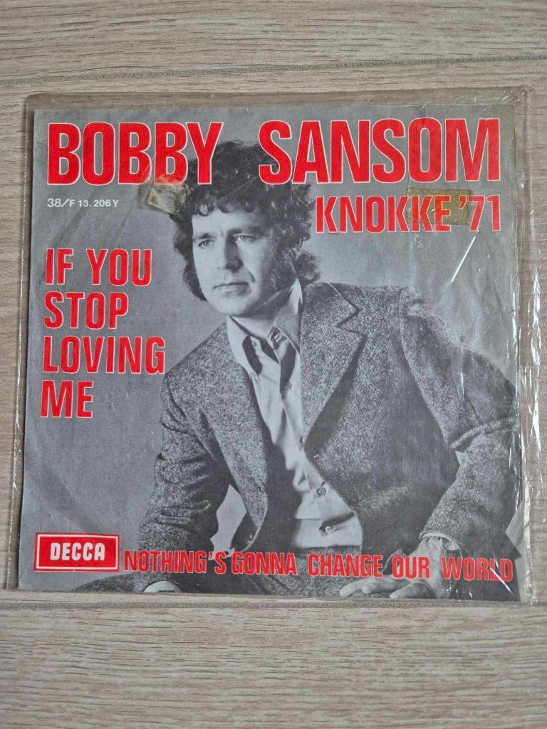 Lege hoes Bobby Sansom, Ophalen of Verzenden