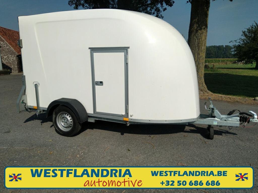 Gesloten motortrailer met beugel en reservewiel, oktober 24 - foto 2