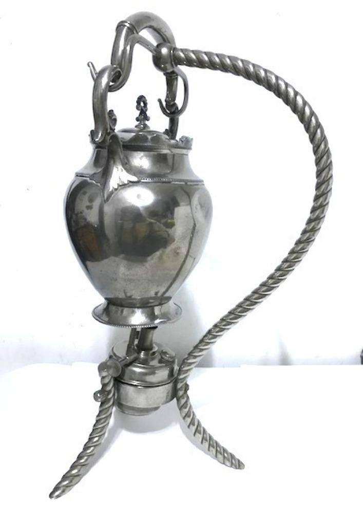 Samovar Water Thee Pot staander & brander Antiek☕💑🤗👌, Ophalen of Verzenden