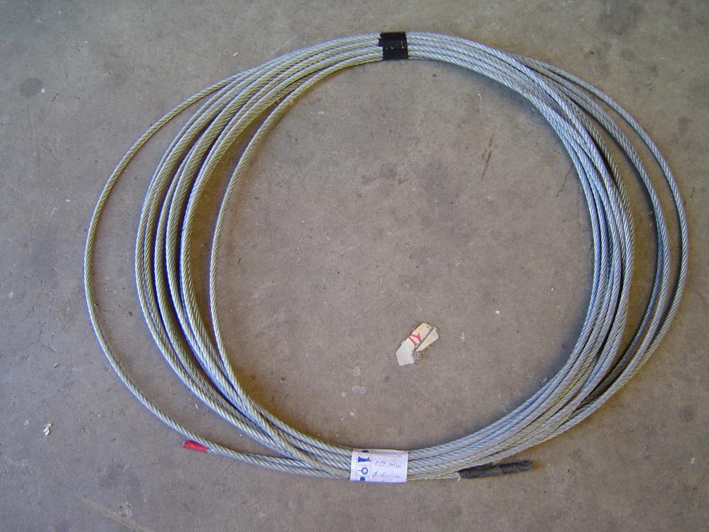 staalkabel, Ophalen, Nieuw