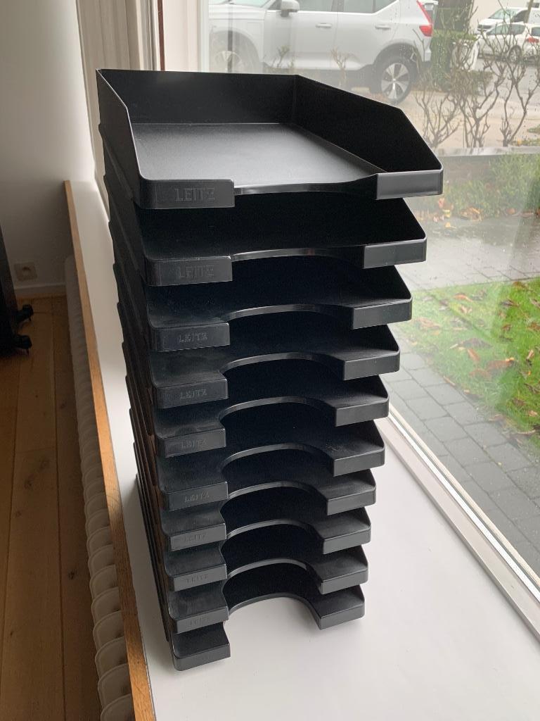 Set van 10 brievenbakjes leitz plus, Ophalen, Zo goed als nieuw
