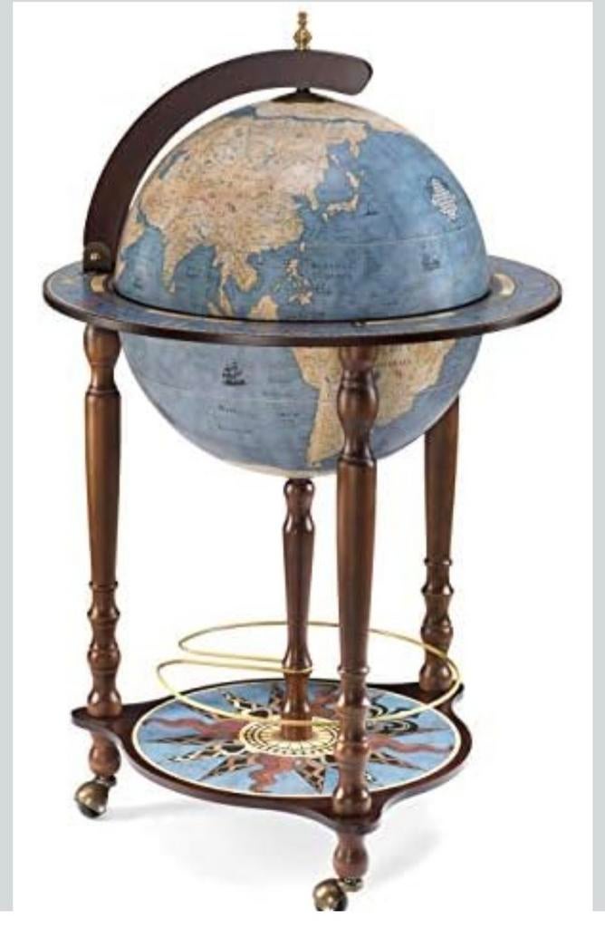 Bar map monde  made in Italie, Maison & Meubles, Enlèvement