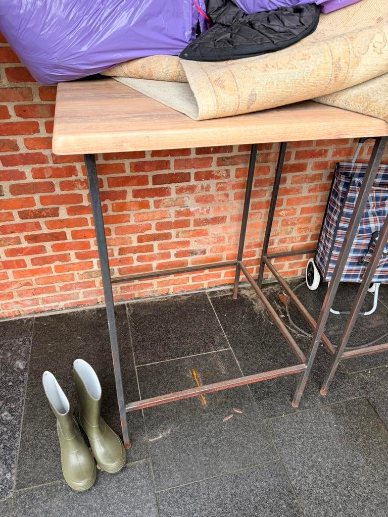 Industriële bartafels / statafels – 2 stuks, Ophalen, Gebruikt