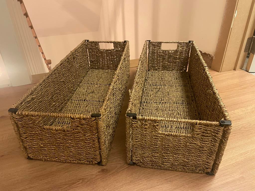 Rieten mandjes Quax voor verzorgingstafel, Ophalen, Zo goed als nieuw