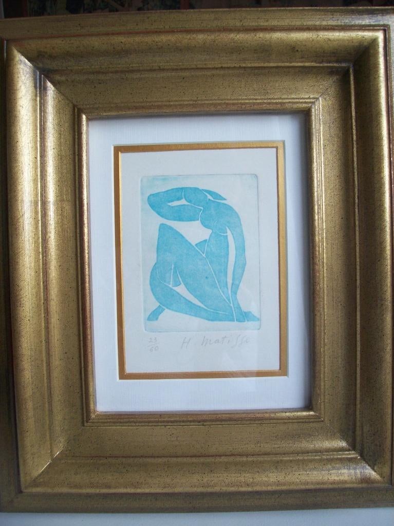 "Blue nude" - Henri Matisse, Antiek en Kunst, Kunst | Etsen en Gravures, Ophalen