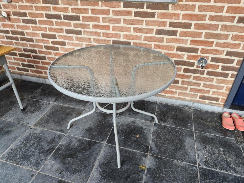 Ronde tuintafel, Ophalen, Gebruikt