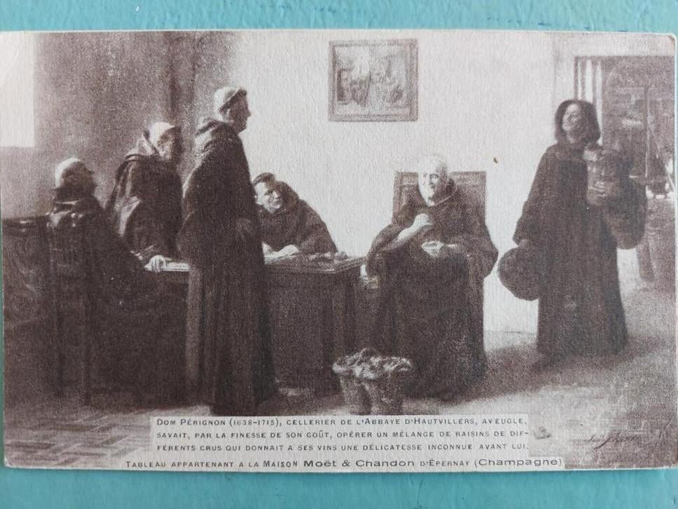 Oude postkaart Dom Pérignon, Enlèvement ou Envoi