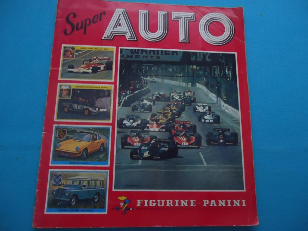ALBUM D'AUTOCOLLANTS PANINI SUPER CAR 1976 1977 COMPLET, Enlèvement ou Envoi, Autocollant