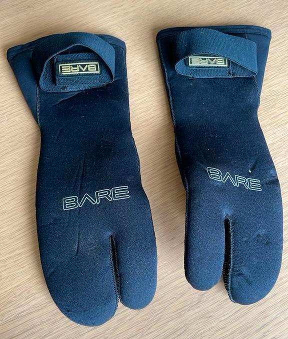 Wanten Bare maat Medium, Ophalen of Verzenden, Gebruikt, Duikpak