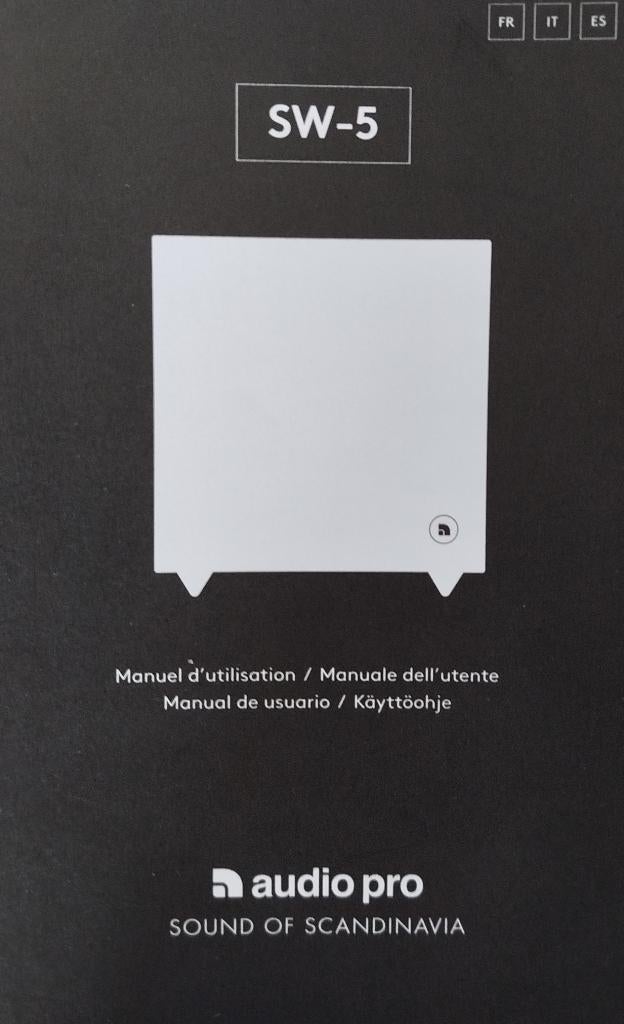 Caisson de basse Audio Pro, TV, Hi-fi & Vidéo, Enceintes, Autres marques, Subwoofer, Comme neuf, Enlèvement