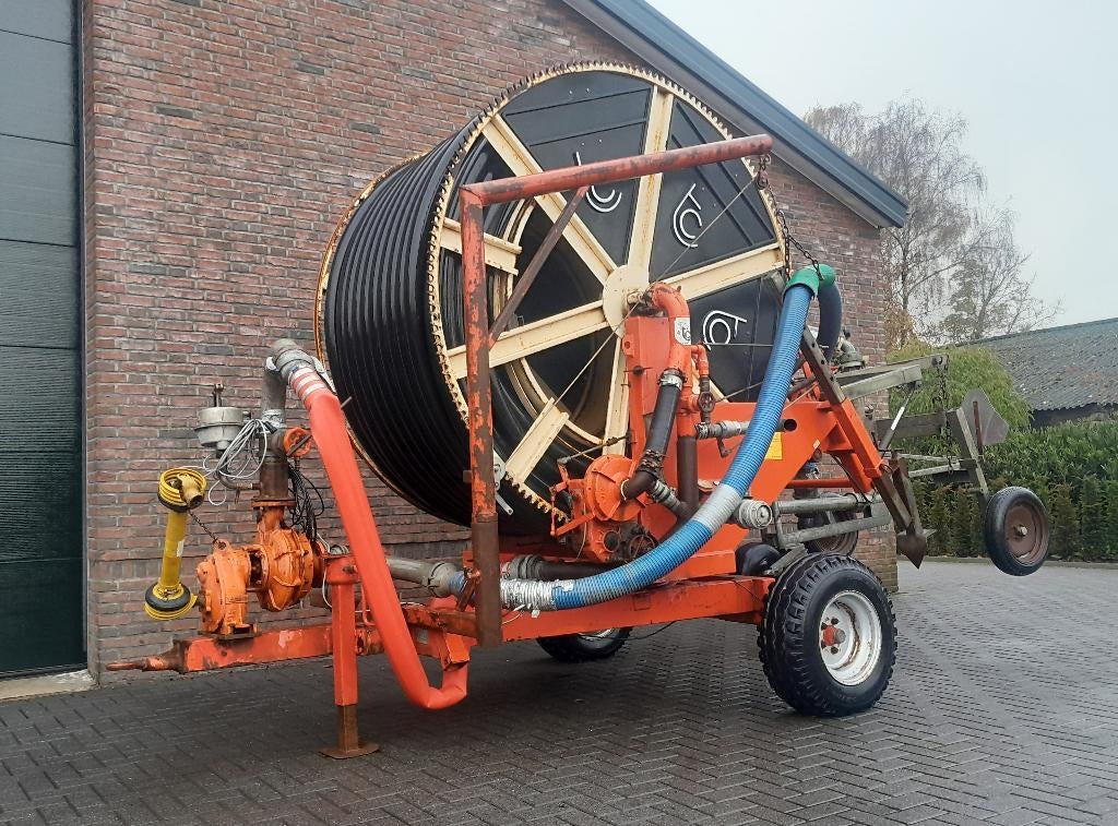 Middelgrote Beregeningshaspel met Pomp, Enlèvement, Utilisé, Arroseur à canon