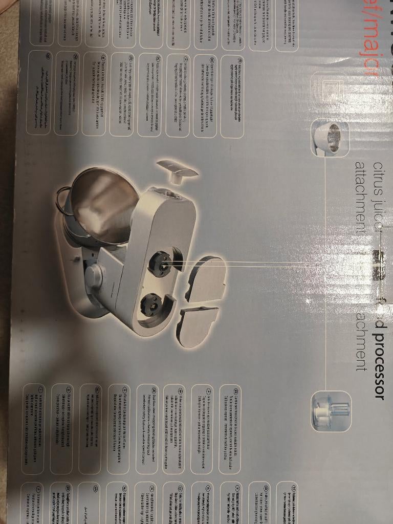 Kenwood accessoires, Ophalen, 1 tot 2 liter, Nieuw, 3 snelheden of meer