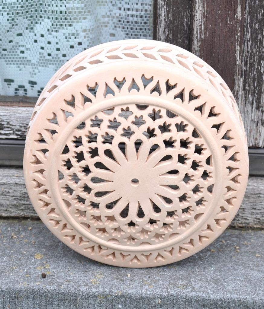 applique cache ampoule mural en terre cuite, Huis en Inrichting, Woonaccessoires | Wanddecoraties, Zo goed als nieuw, Ophalen of Verzenden