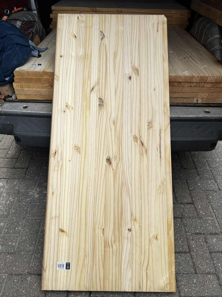 Plan de travail en Pin, Etablis 150x65x3,8, Bricolage & Construction, Enlèvement, Neuf, 120 à 170 cm