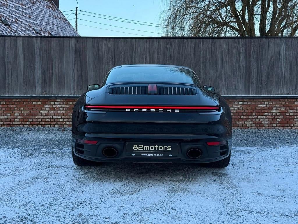 porsche 911 targa 4/992/26000km/2023/camera/carplay/ppf/btw, Auto's, Porsche, Automaat, Parkeersensor, Zwart, Leder