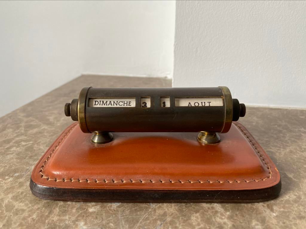 Calendrier perpétuel vintage, Antiquités & Art, Enlèvement ou Envoi