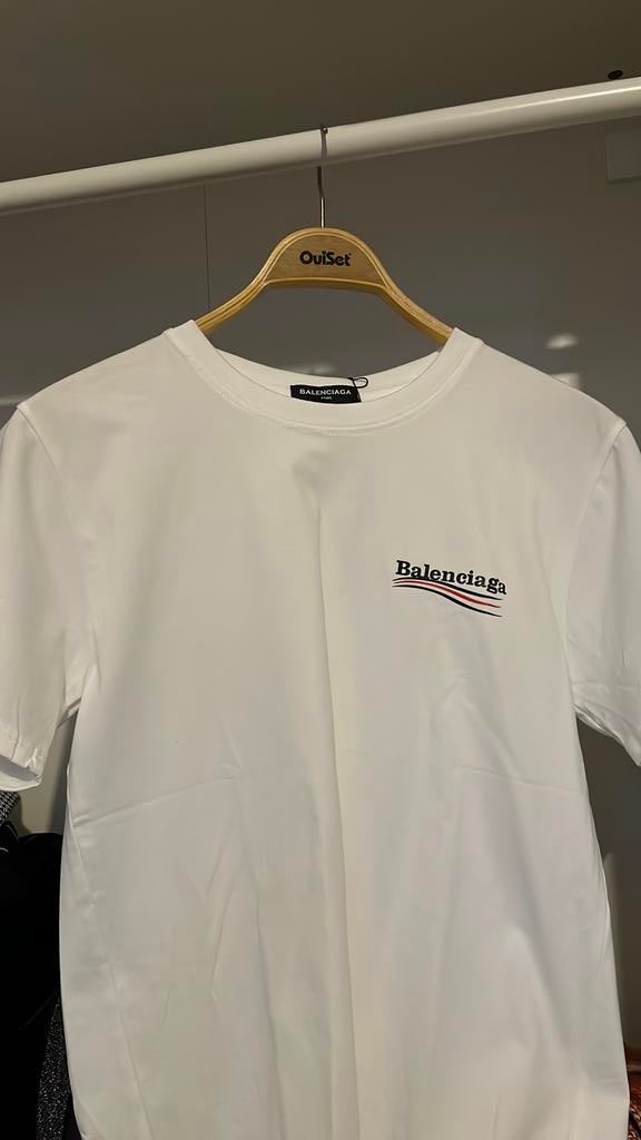 TEE shirt balenciaga, Kleding | Heren, T-shirts, Ophalen of Verzenden, Nieuw, Maat 52/54 (L), Wit