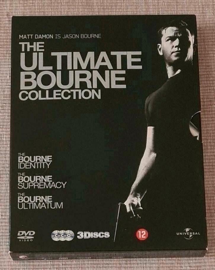 « The Ultimate Bourne Collection » 3 disques, CD & DVD, DVD | Action, Enlèvement ou Envoi, Coffret, Comme neuf, Thriller d'action
