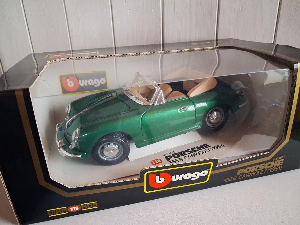 Porsche 356B - Burago - 1/18, Enlèvement, Burago