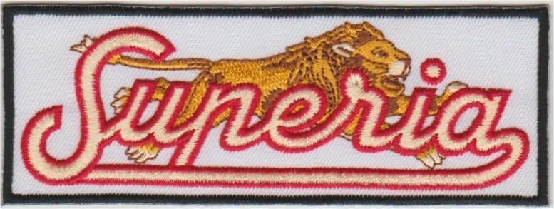 Superia stoffen opstrijk patch embleem, Motos, Envoi, Neuf