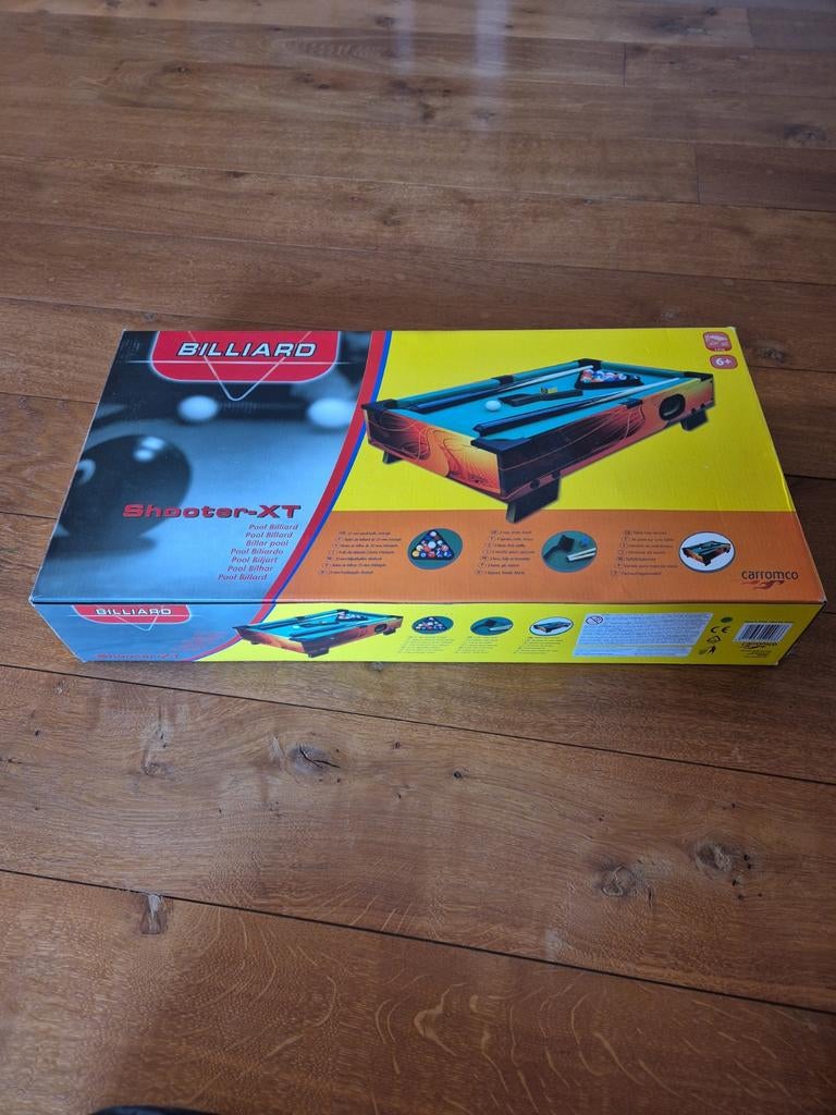 Mini Pooltafel, Shooter-XT van Carromco, Een of twee spelers, Ophalen of Verzenden, Zo goed als nieuw
