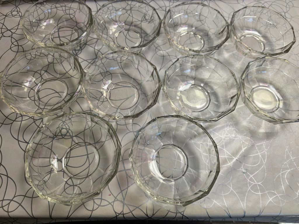 Bols de sauce/dessert en verre, Enlèvement