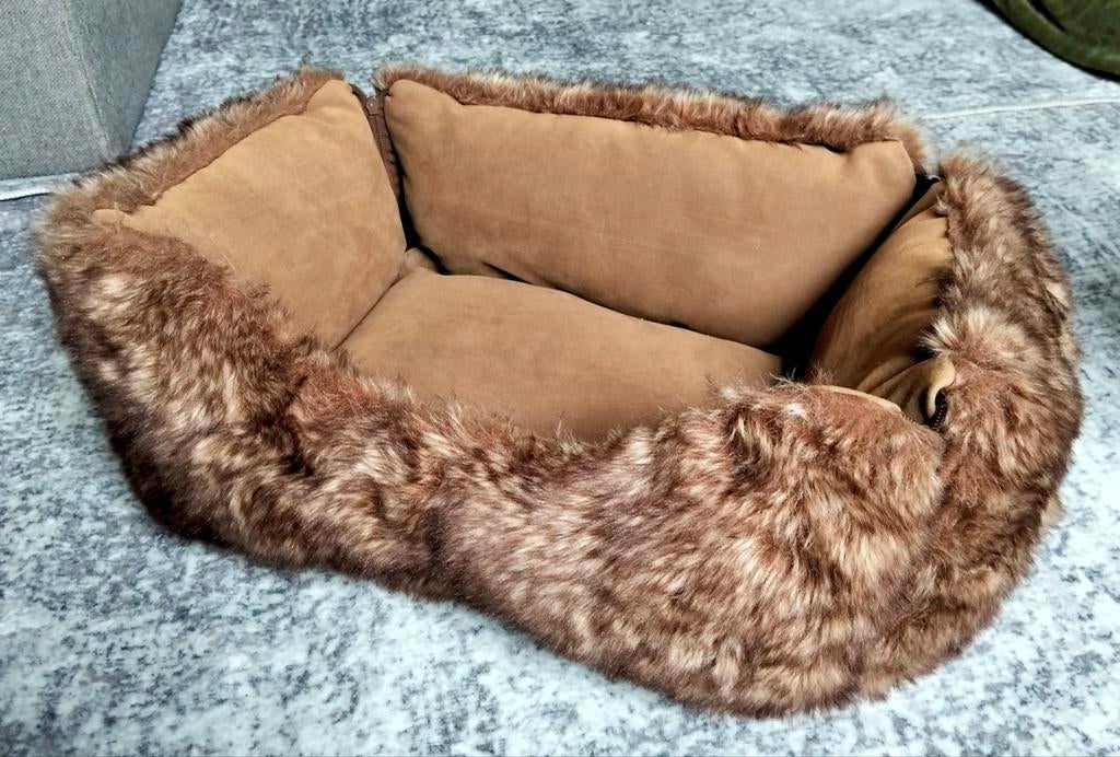 Katten / hondenmand bruin - nieuw - nieuwprijs 30€, Enlèvement, Neuf