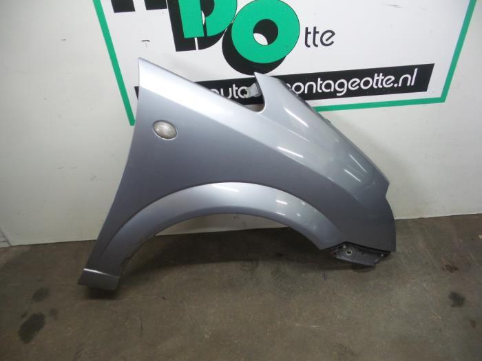 Scherm rechts-voor van een Opel Meriva (Meriva 03-) (Z164), Auto-onderdelen, Carrosserie, Gebruikt, -, -, Opel