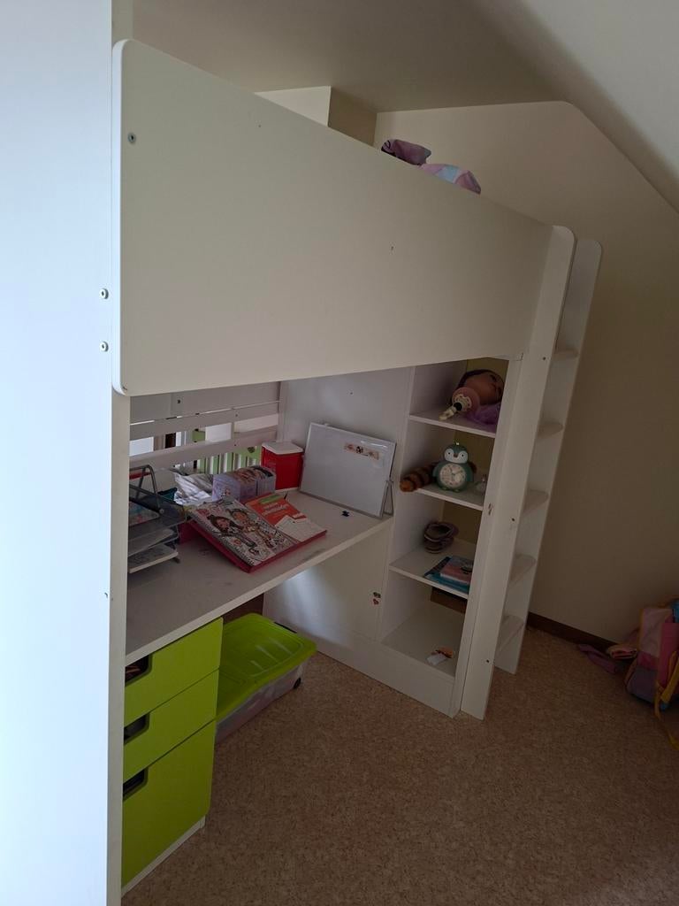 Hoogslaper met bureau (ikea), Ophalen, Hoogslaper