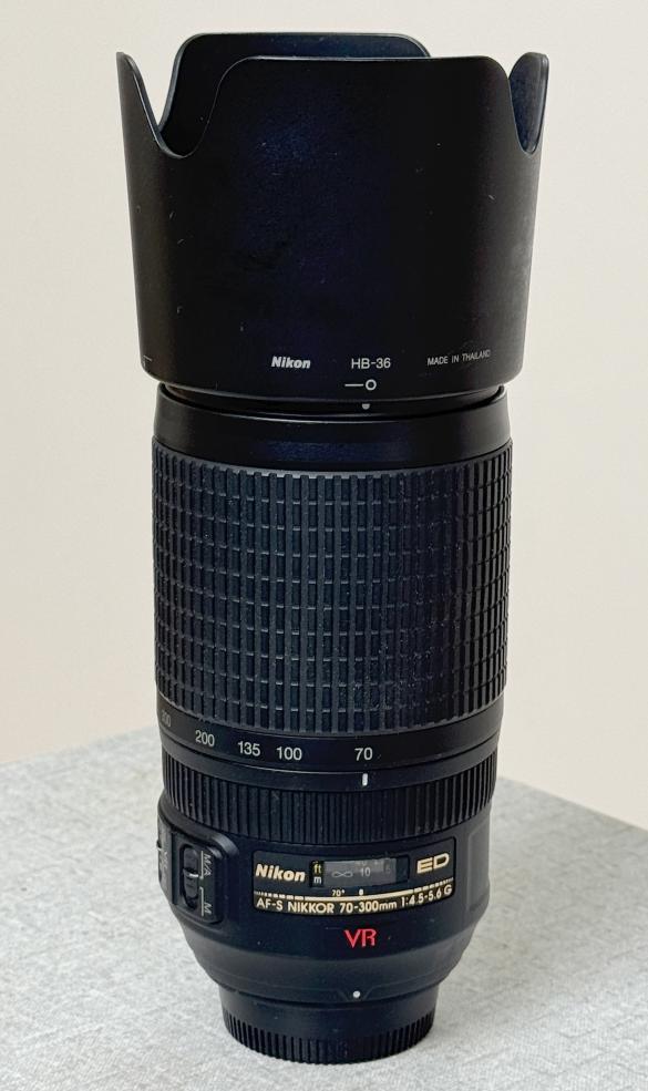 Nikon AF-S 70-300mm f/4.5-5.6G ED VR, Audio, Tv en Foto, Ophalen of Verzenden, Gebruikt, Telelens, Zoom