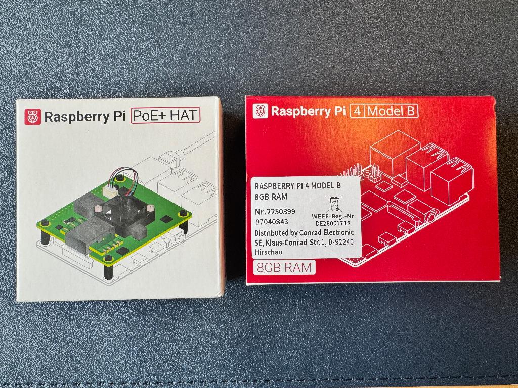 Raspberry Pi 4 8GB + POE HAT, Ophalen of Verzenden, Nieuw