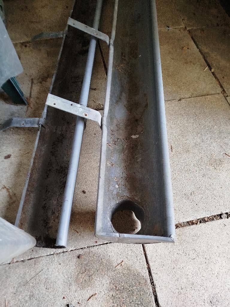 gouttières, Bricolage & Construction, Enlèvement, Utilisé, Zinc, Gouttière