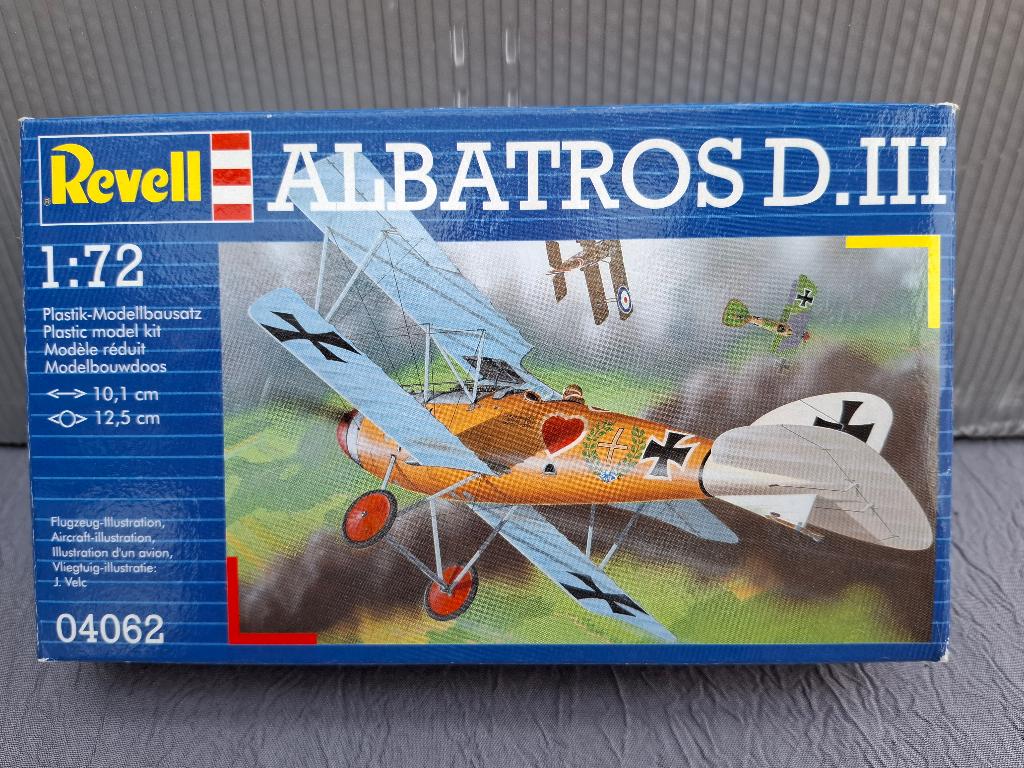 REVELL Albatros D.III 1/72 04162 vliegtuigmodel verzegeld, Hobby en Vrije tijd, Modelbouw | Vliegtuigen en Helikopters, Vliegtuig