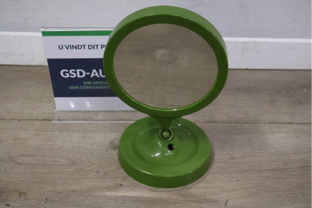 Vintage Groen Make-Up Spiegeltje, Niet ingevuld, Niet ingevuld, Niet ingevuld