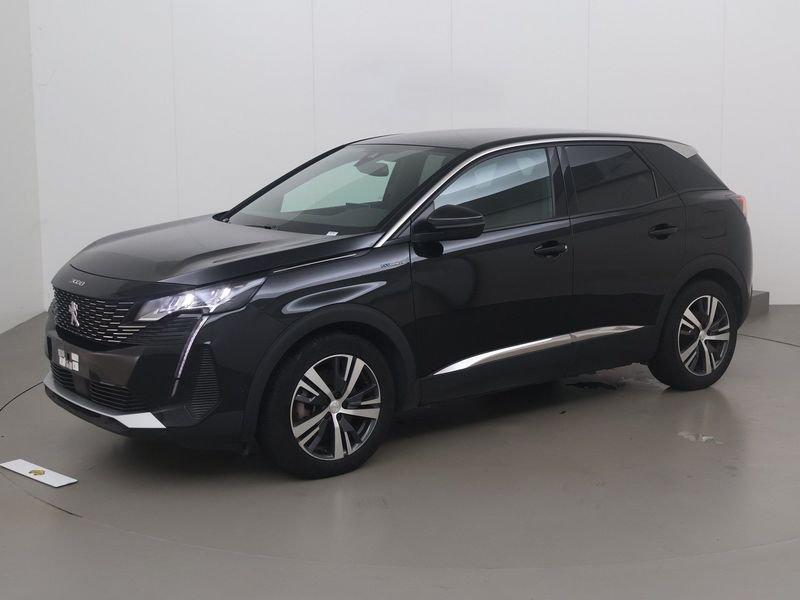 Peugeot 3008 PHEV 1.6 300 allure pack AT, Auto's, Automaat, Gebruikt, 4 cilinders, Zwart