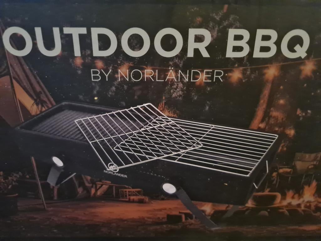 Norländer Outdoor BBQ, houtskool met grill, Ophalen, Nieuw, Norlander, Met accessoires
