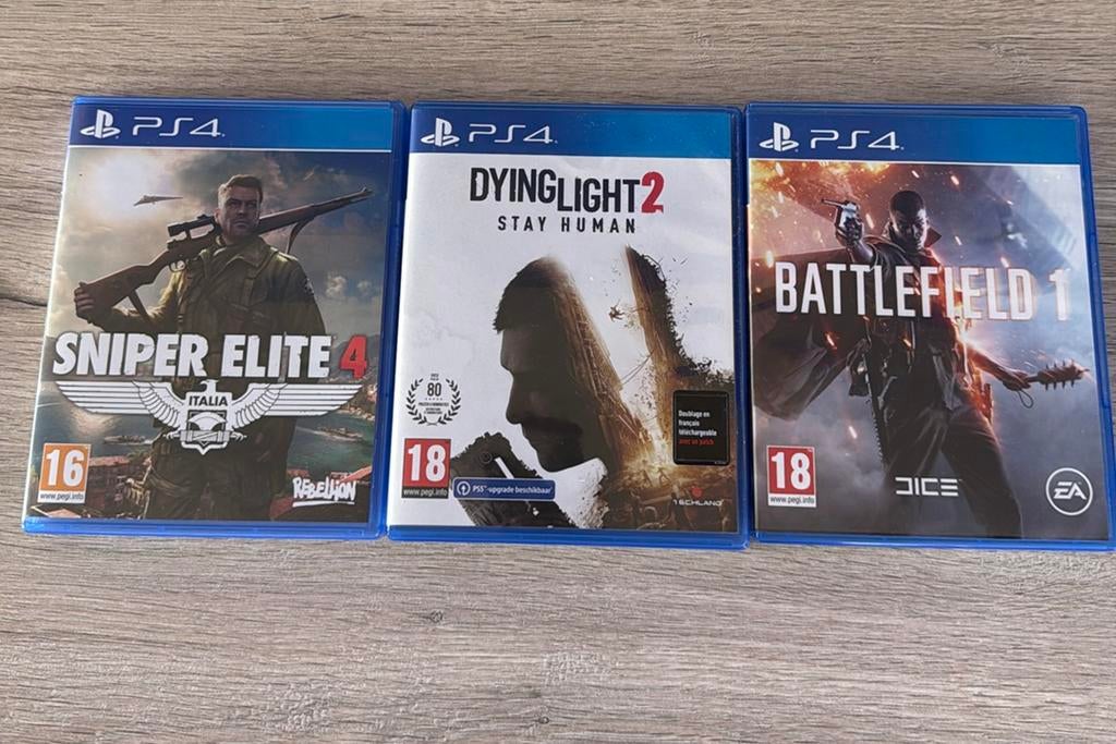 PS4 games, Ophalen, Zo goed als nieuw