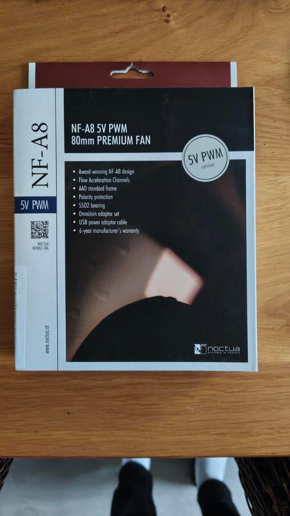 Noctua NF-A8 5V PWM-ventilator, Ophalen of Verzenden