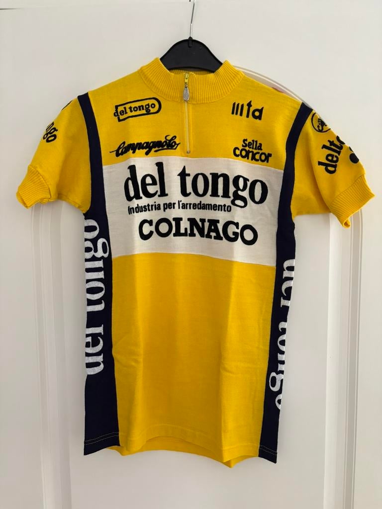 Vintage wielershirt koerstrui Del Tongo Colnago, Ophalen of Verzenden, Zo goed als nieuw, M