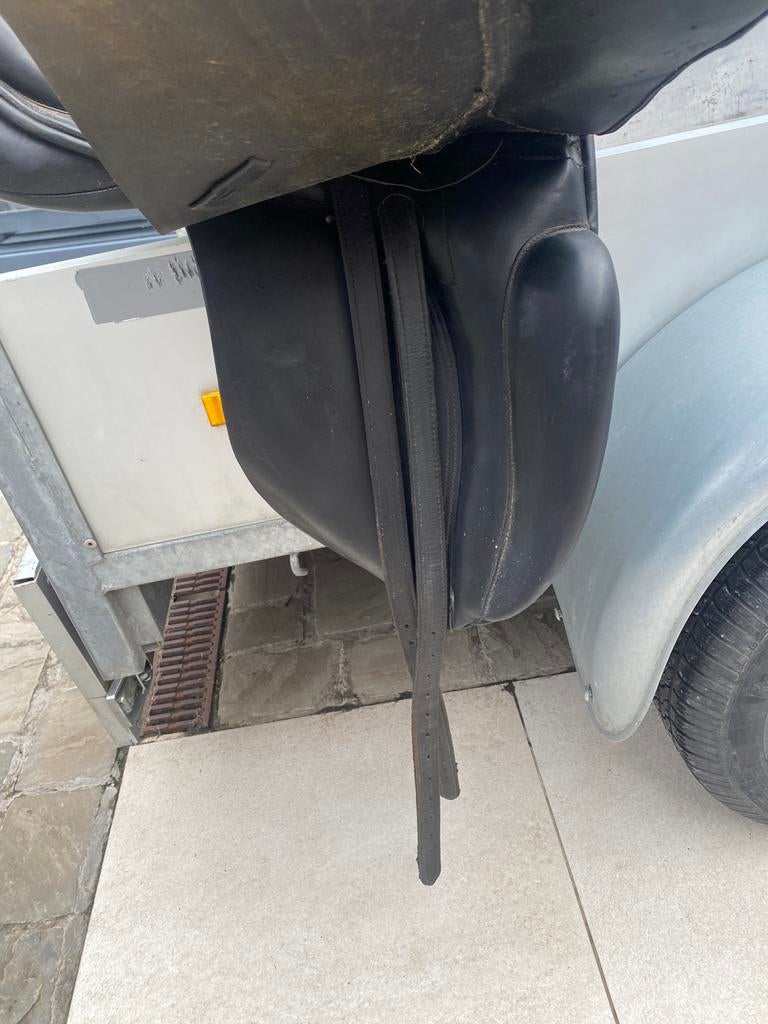 Dressuurzadel te koop leder, Dieren en Toebehoren, Ophalen, Gebruikt, Dressuur