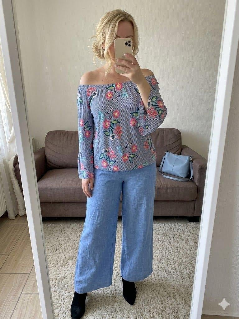 Blouse K-Design xl, K-design, Taille 46/48 (XL) ou plus grande, Comme neuf, Bleu