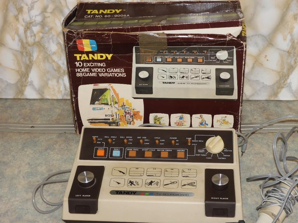 Jeu Vidéo TANDY TV Score Board Vintage, Enlèvement ou Envoi, 2 joueurs, À partir de 7 ans, Aventure et Action