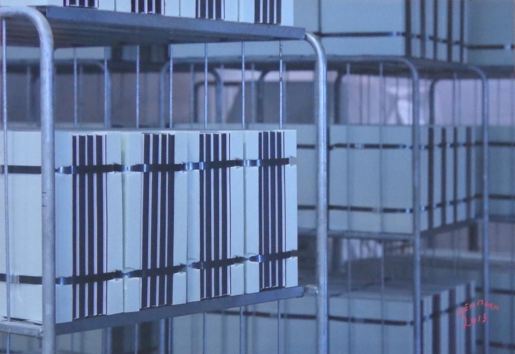 DENMARK / MUSEUM TO SCALE / KLEURFOTOPRINT / 50x71cm / SIG, Ophalen of Verzenden