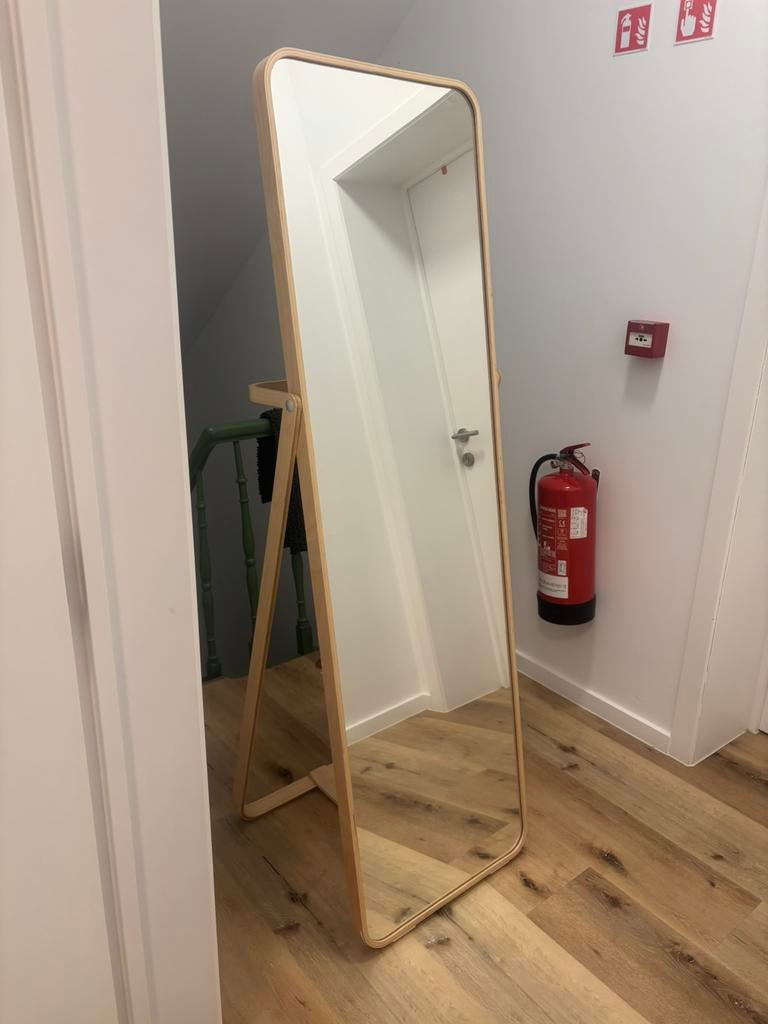 Staande Spiegel, Huis en Inrichting, Woonaccessoires | Spiegels, Ophalen, Zo goed als nieuw, 150 tot 200 cm, Rechthoekig