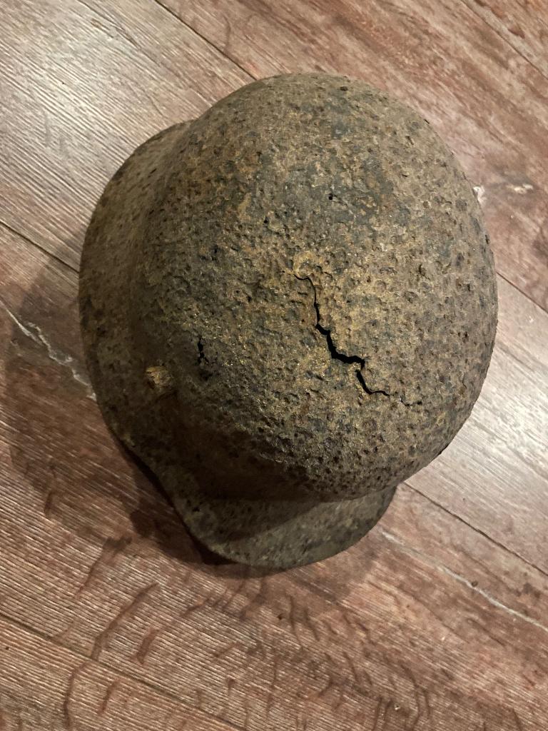 Duitse helm WOI, Verzamelen, Ophalen of Verzenden, Landmacht, Helm of Baret