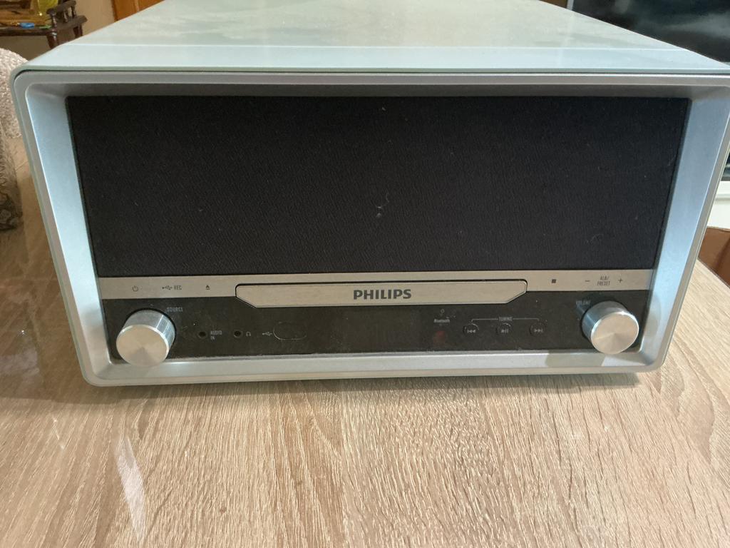 Philips platenspeler cd en radio, Enlèvement ou Envoi, Tourne-disque, Philips