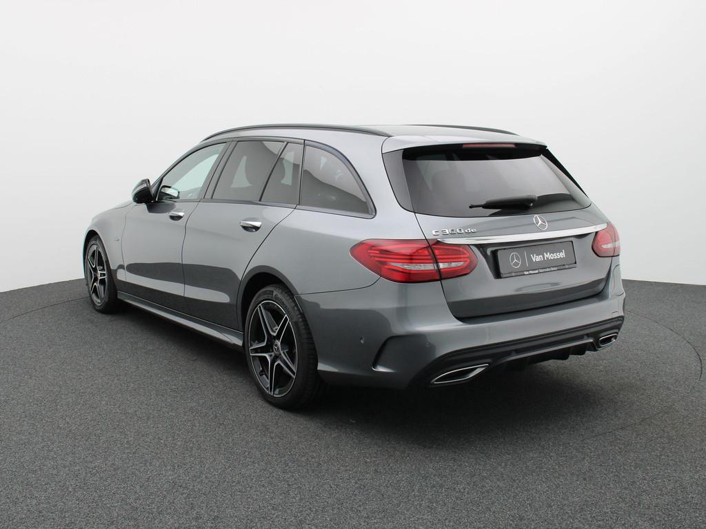 Mercedes-Benz C 300 de Estate AMG LINE + NIGHT EDIT + PANO D, Auto's, Automaat, Euro 6, 4 cilinders, 34 g/km