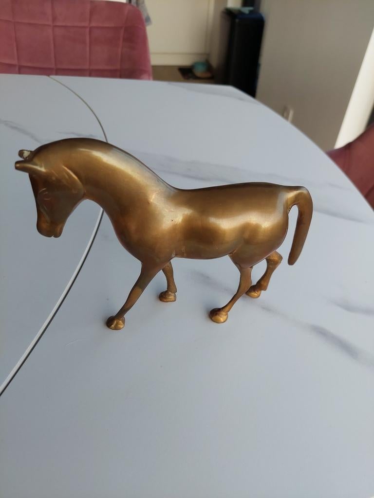 Koperen paard, Ophalen, Brons