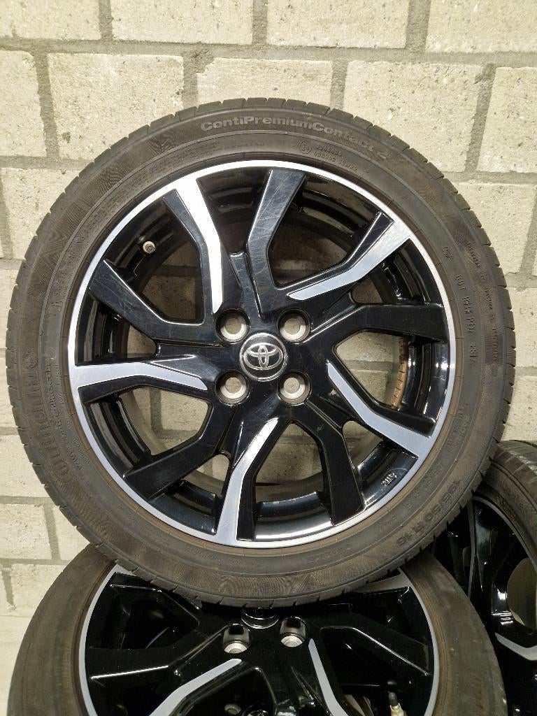 Toyota Yaris velgen met banden 16 inch, Auto-onderdelen, Ophalen, 16 inch, Banden en Velgen, Personenwagen